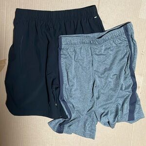 Bundle two pairs of gym shorts size small as pictured no defects